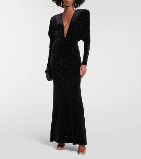 Alexandre Vauthier Crystal-embellished gown 2