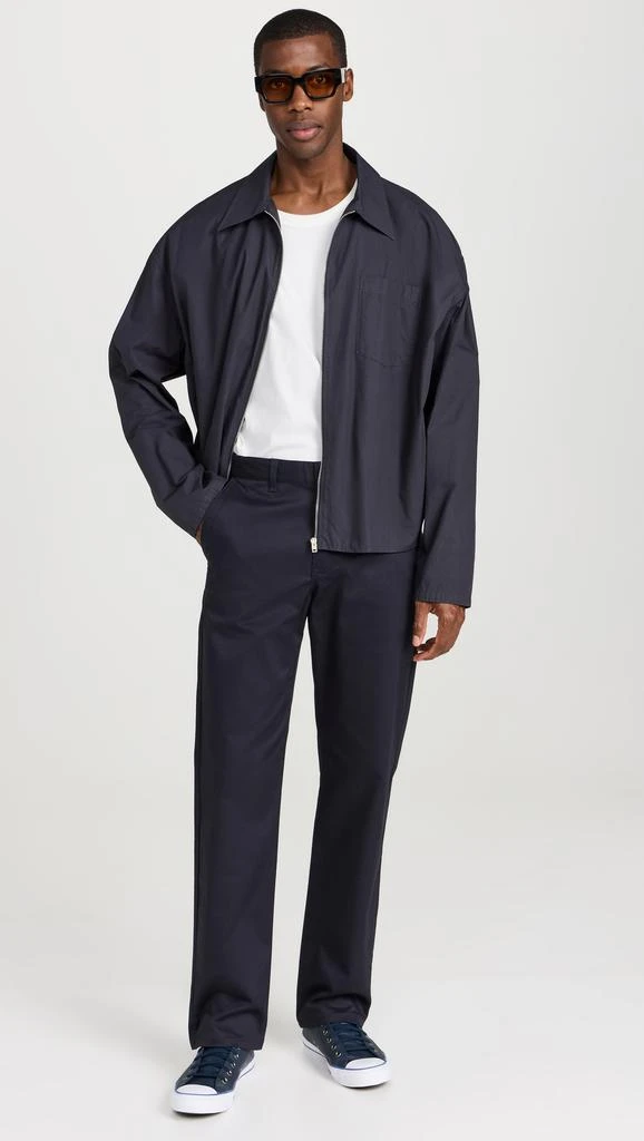 Naked & Famous Straight Chino Navy Stretch Twill Pants 4