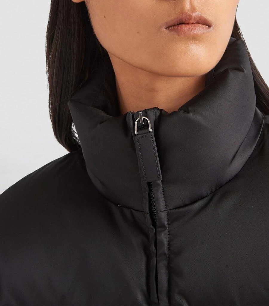 Prada Crop Re-Nylon Puffer Jacket 3
