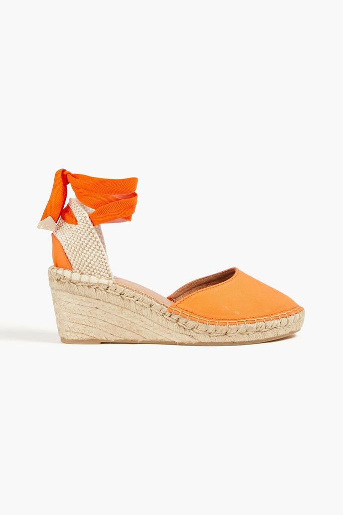 LAST STUDIO Leona canvas wedge espadrilles