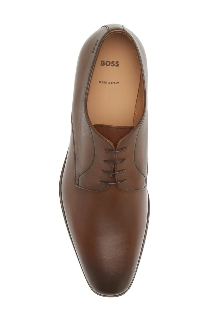 Hugo Boss Mens 6.5 Lisbon Derby Brown Leather Dress Shoes Oxford MSRP $350 Hugo Boss Mens 6.5 Lisbon Derby Brown Leather | Mercari main image 4