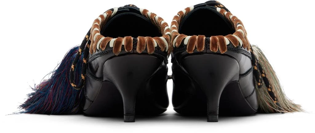 Dries Van Noten Brown Heeled Sneaker Mules 2