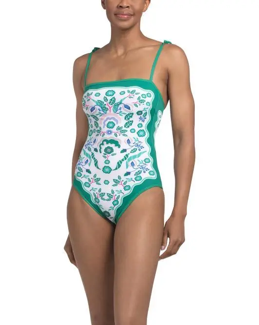 JESSIE ZHAO NEW YORK Botanic Reversible One-piece Swimsuit