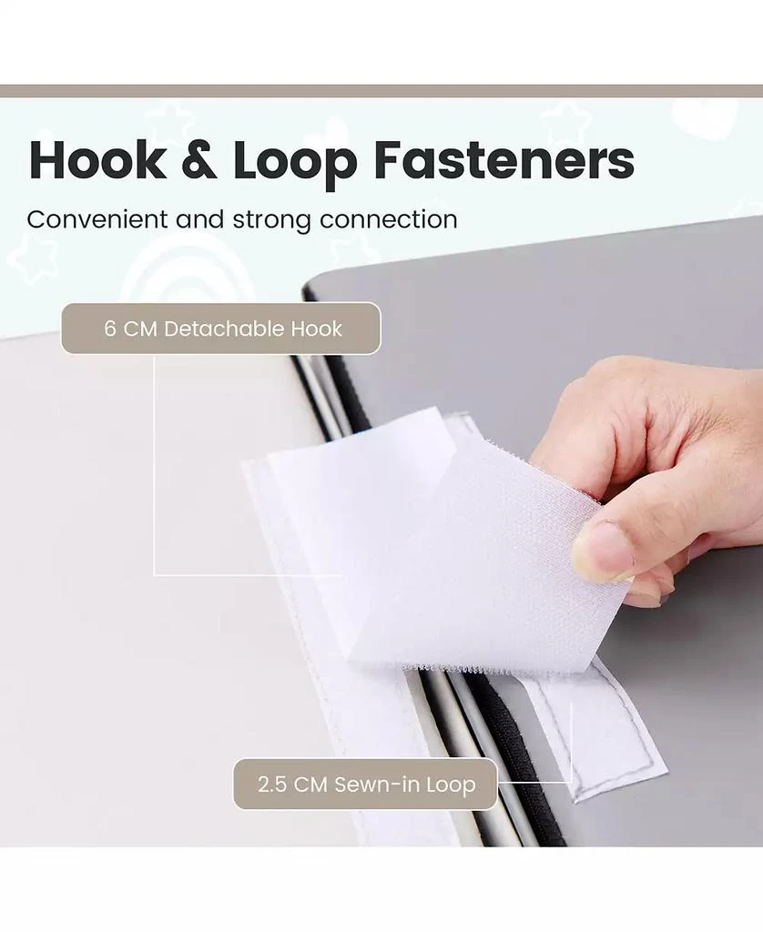 GOUUN 4-Piece Climb and Crawl Foam Block Play Set for Infant Baby 8