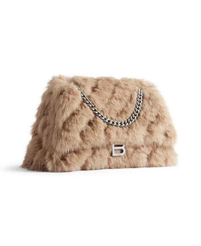 Balenciaga Crush Medium Chain Bag Fake Fur 2