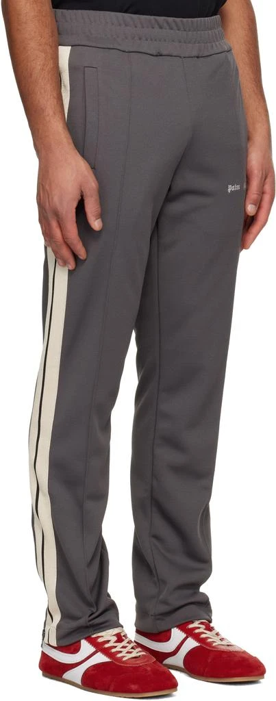 Palm Angels Gray Classic Logo Track Pants 2