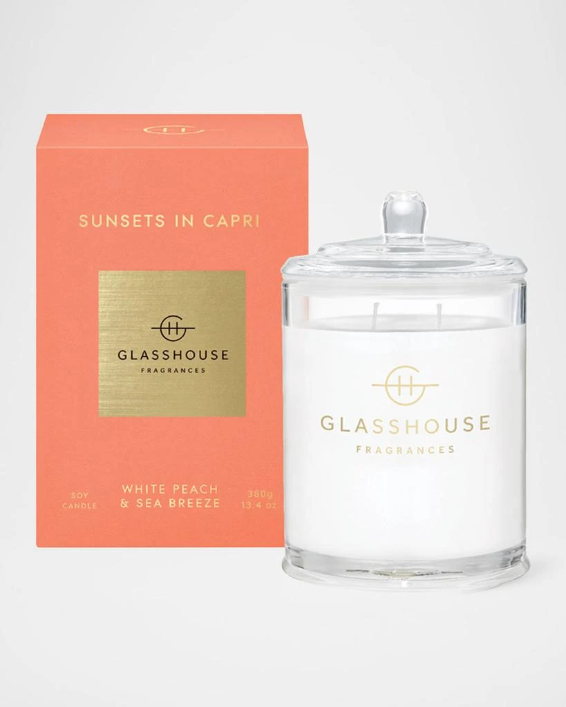 GLASSHOUSE FRAGRANCES Sunsets in Capri Candle, 13.4 oz. 1