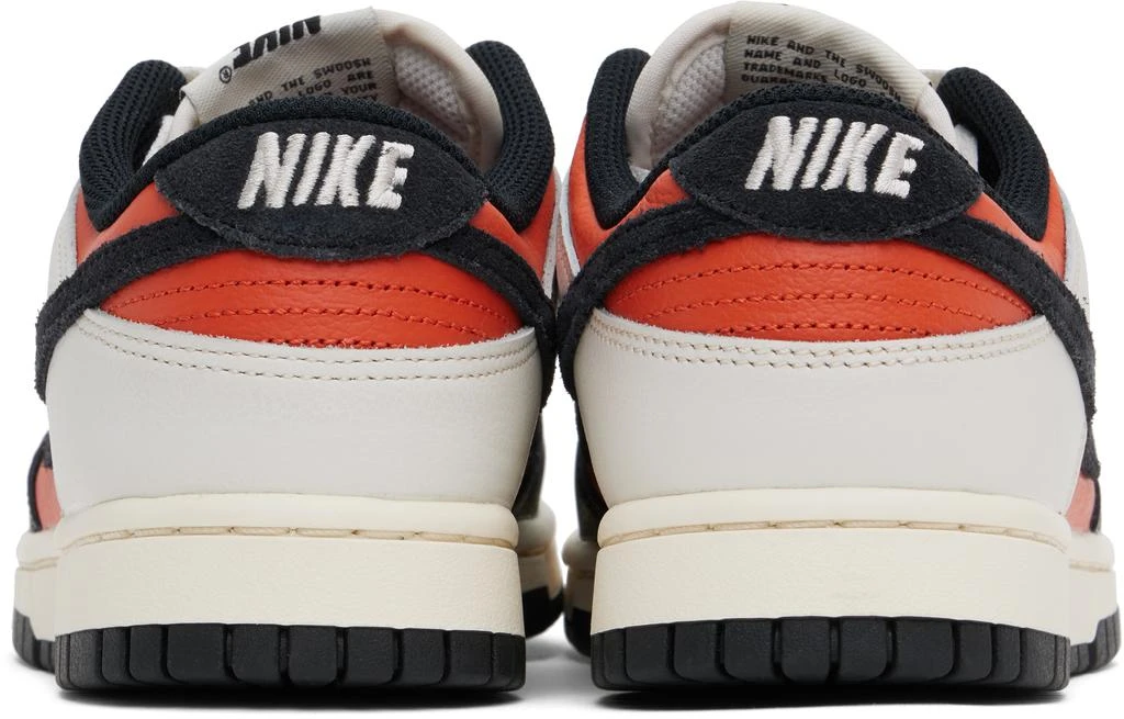 NIKE Black & Orange Dunk Low Retro Sneakers 2