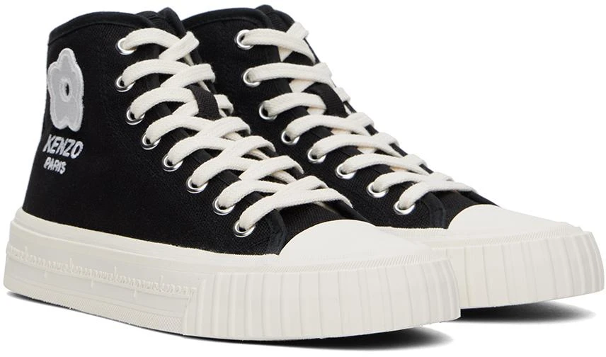 Kenzo Black Kenzo Paris Foxy High Top Sneakers 4