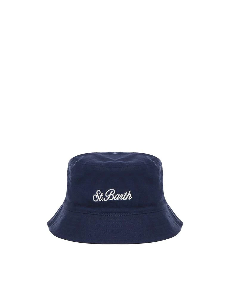 Mc2 Saint Barth Mc2 Saint Barth Logo Embroidered Buckete Hat 1