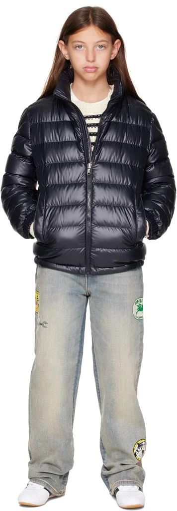 Moncler Big Kids Navy Brendann Hooded Down Jacket 5