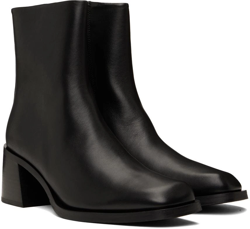 Filippa K Black Square Toe Boots 4