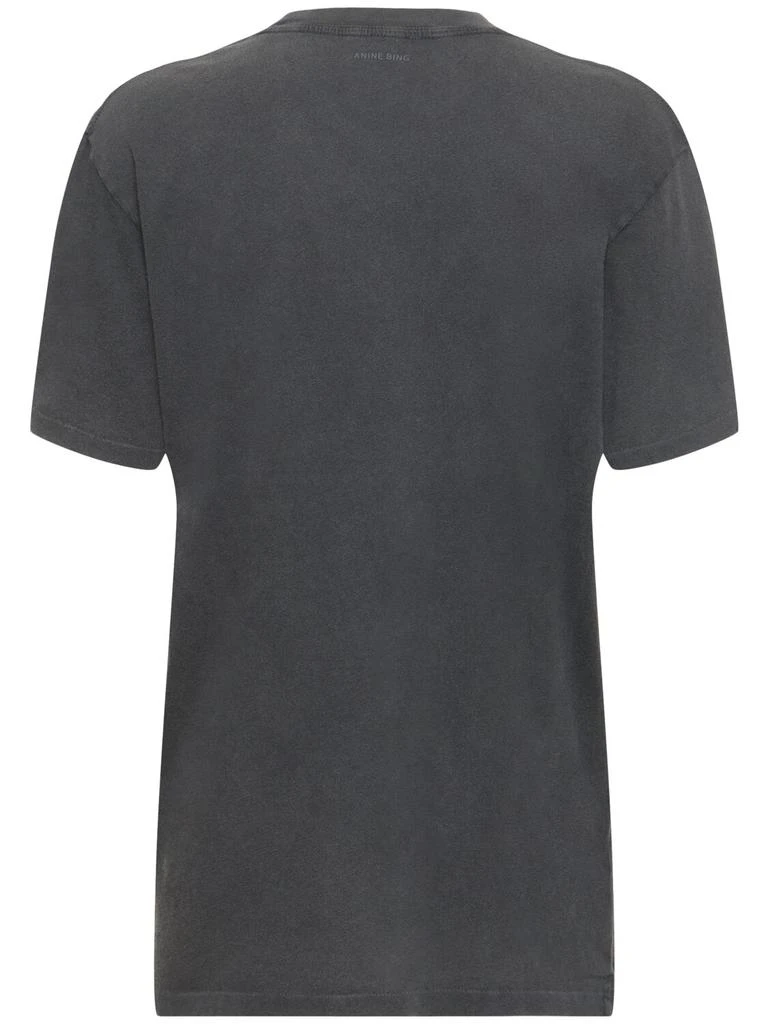 ANINE BING Lili Retro Eagle Cotton Jersey T-shirt 4
