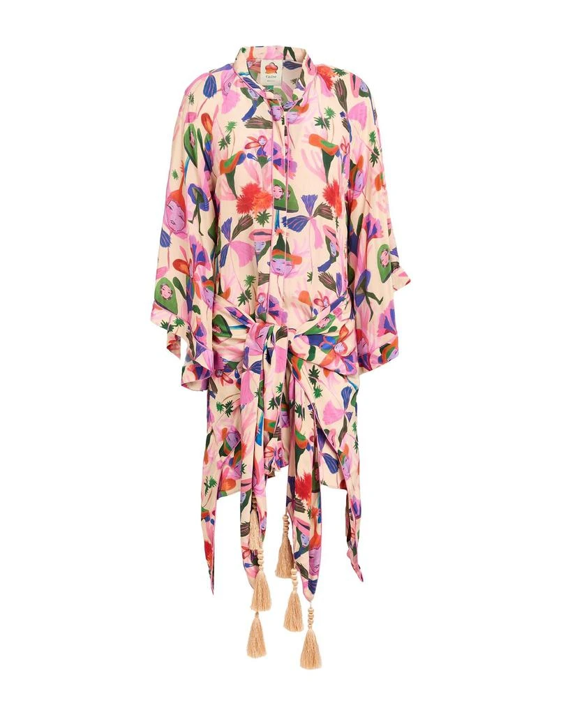 chinese dress ladies Off-White Tropical Organic Cotton T-Shirt Dress  FARM Rio