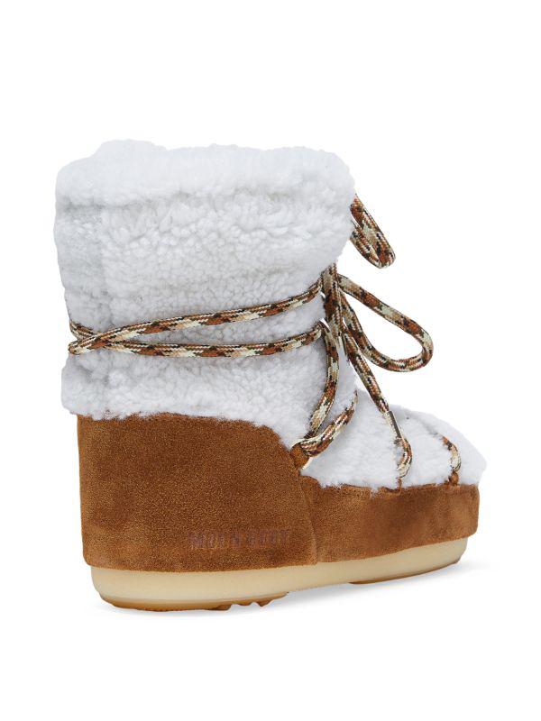 Moon Boot Unisex Light Low Shearling Snow Boots