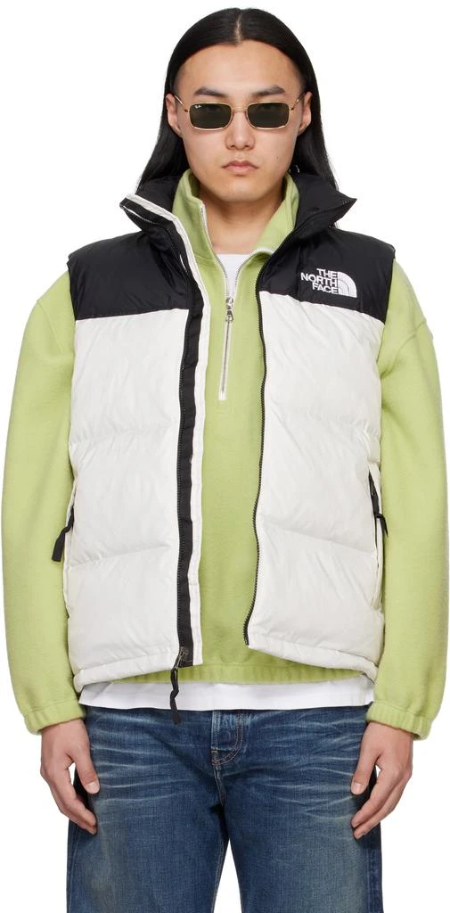 The North Face Black & White 1996 Retro Nuptse Down Vest 1