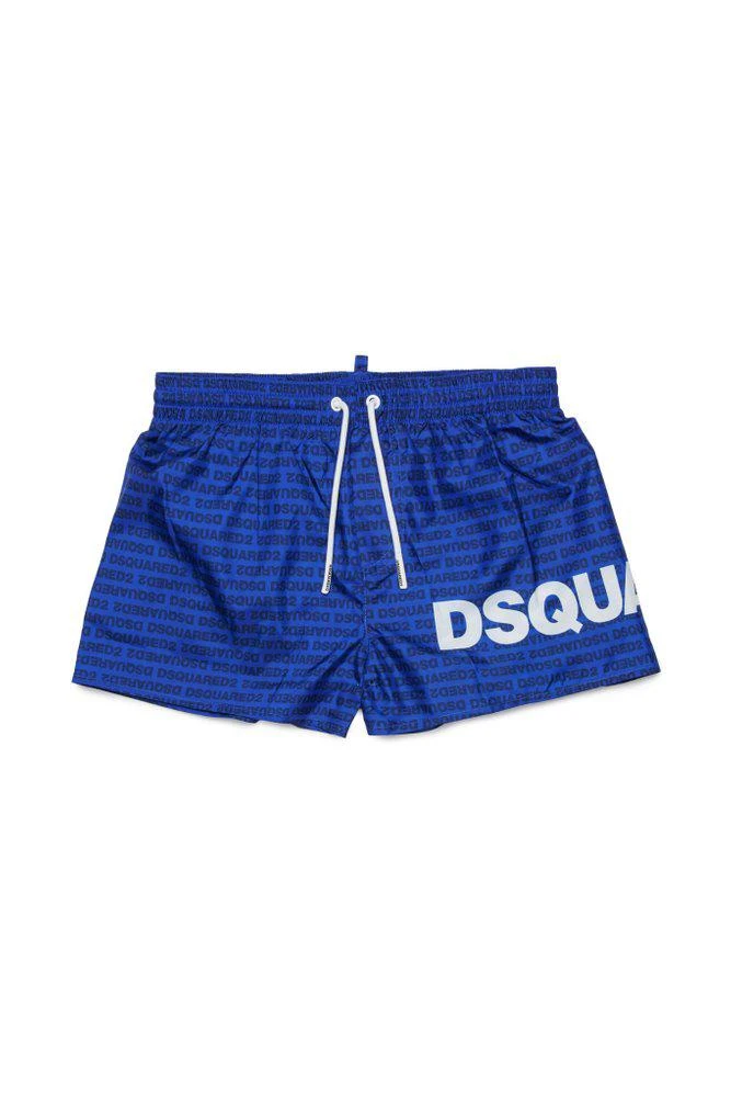 DSQUARED2 Dsquared2 Kids Logo Printed Drawstring Swim Shorts from Cettire