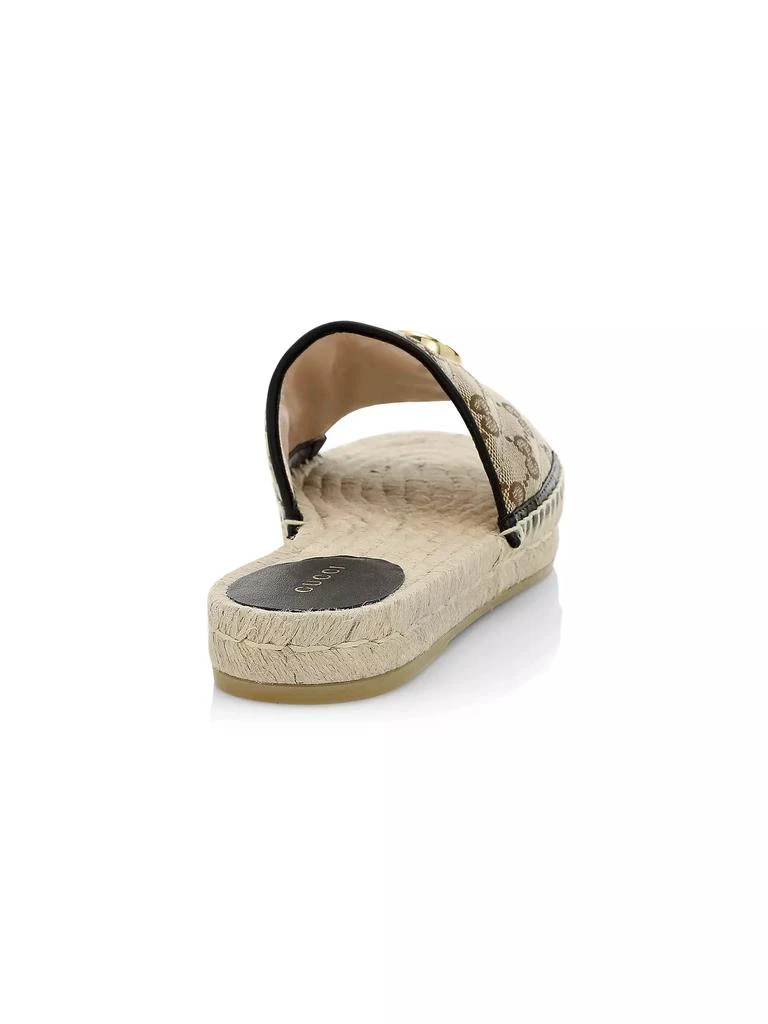Gucci GG Matelassé Canvas Espadrille Sandal 3