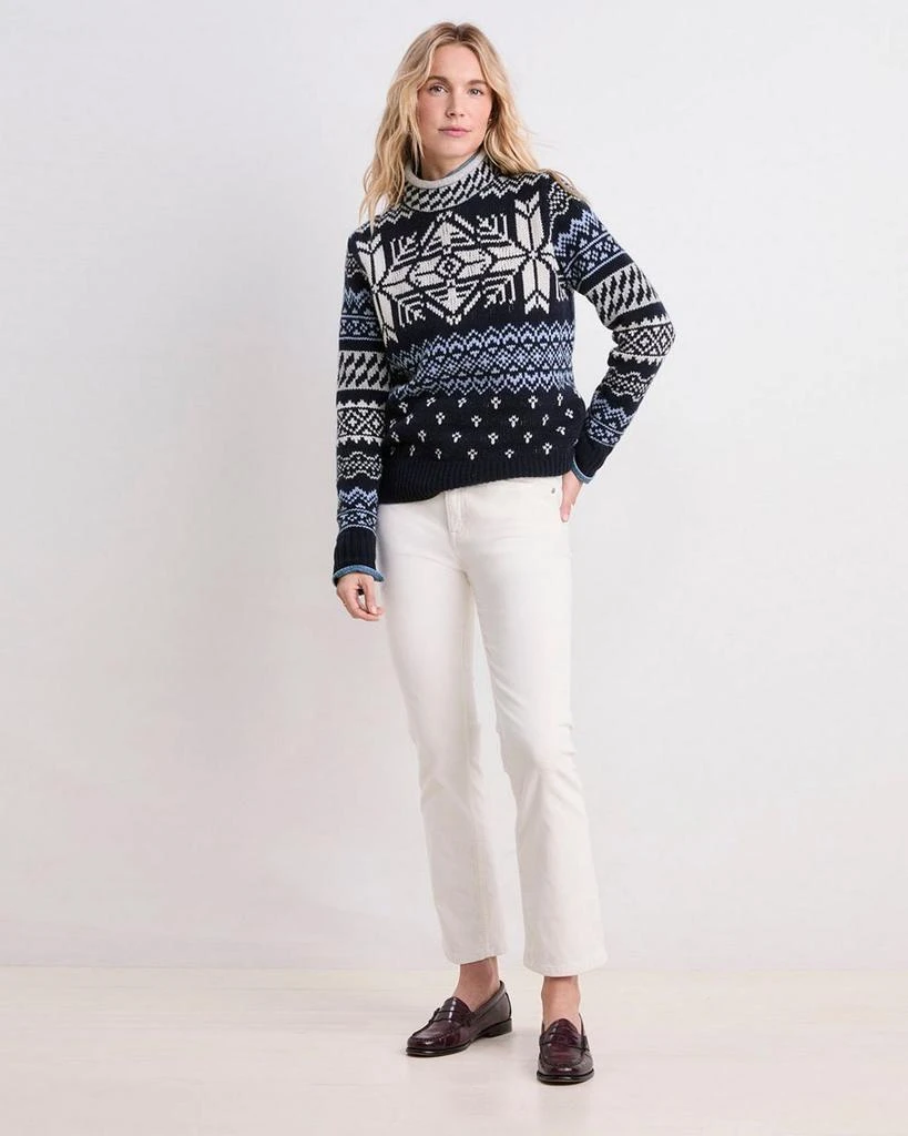 Vineyard Vines Patchwork Fair Isle Roll Neck Sweater 2