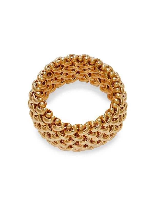 Saks Fifth Avenue 14K Yellow Gold Flexible Chain Ring 3