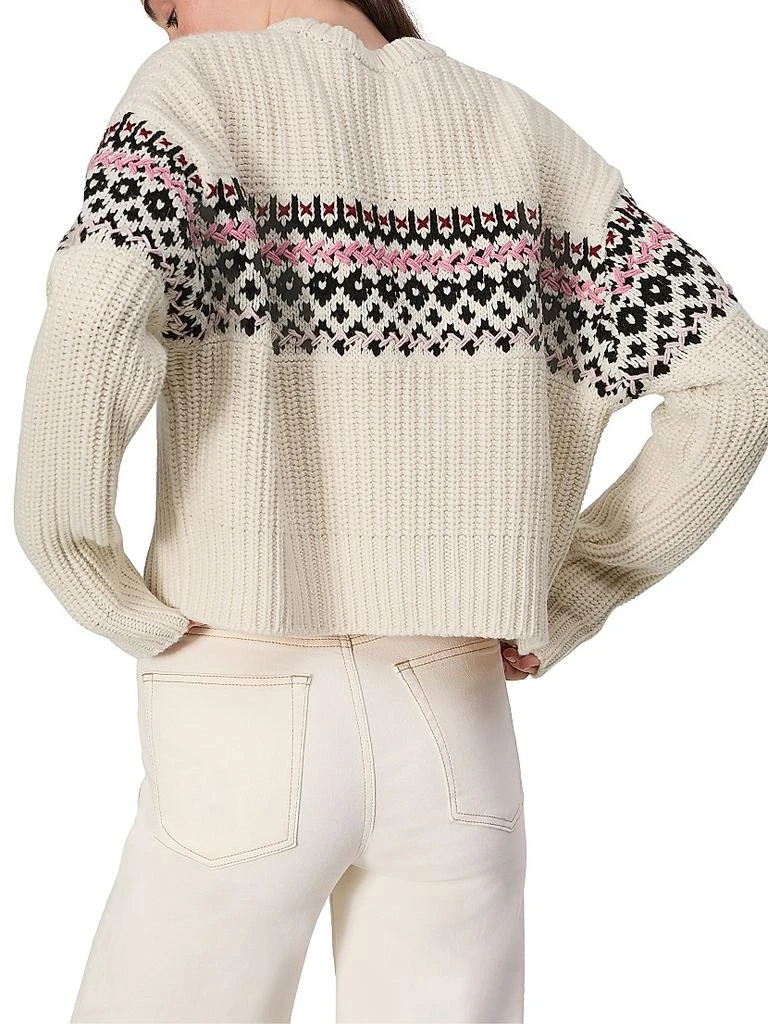 Rag & Bone Leigh Fair Isle-Style Crewneck Sweater 5