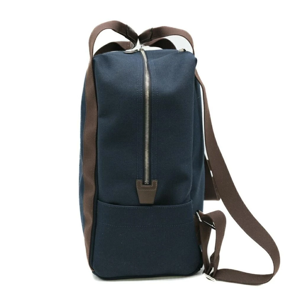 Hermes Navy Canvas Backpack (Pre-Owned) 3