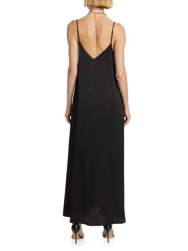 L'Agence Hartley Satin Trapeze Dress 2