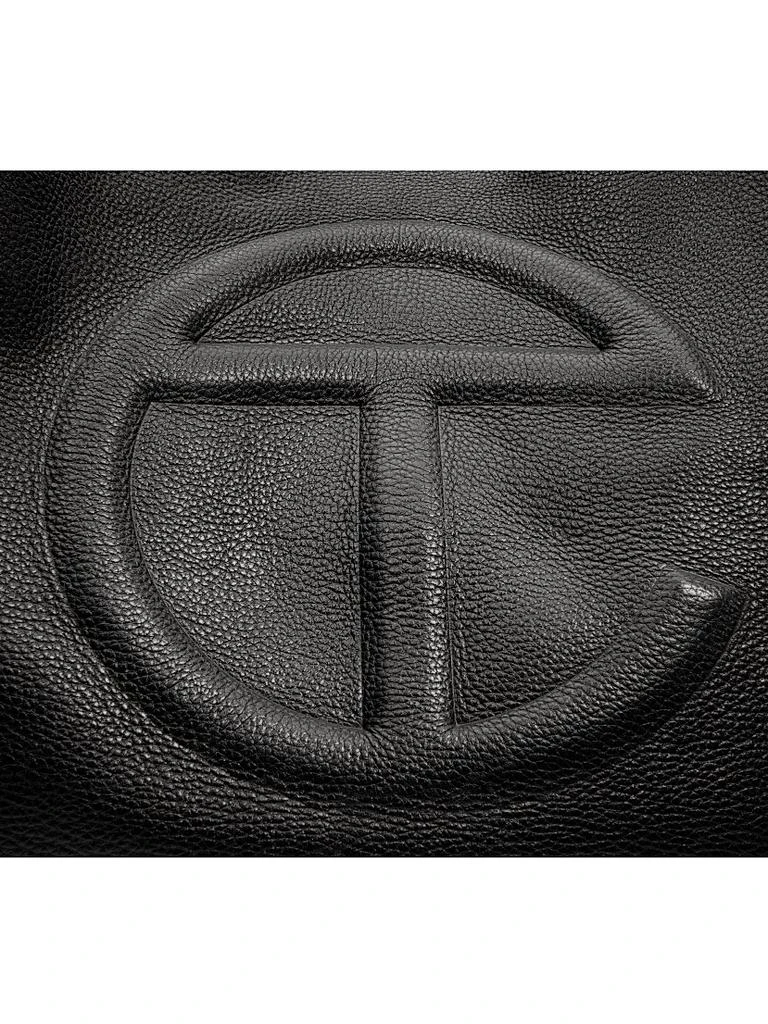 Telfar Large Pebbled Leather Carry Bag 10