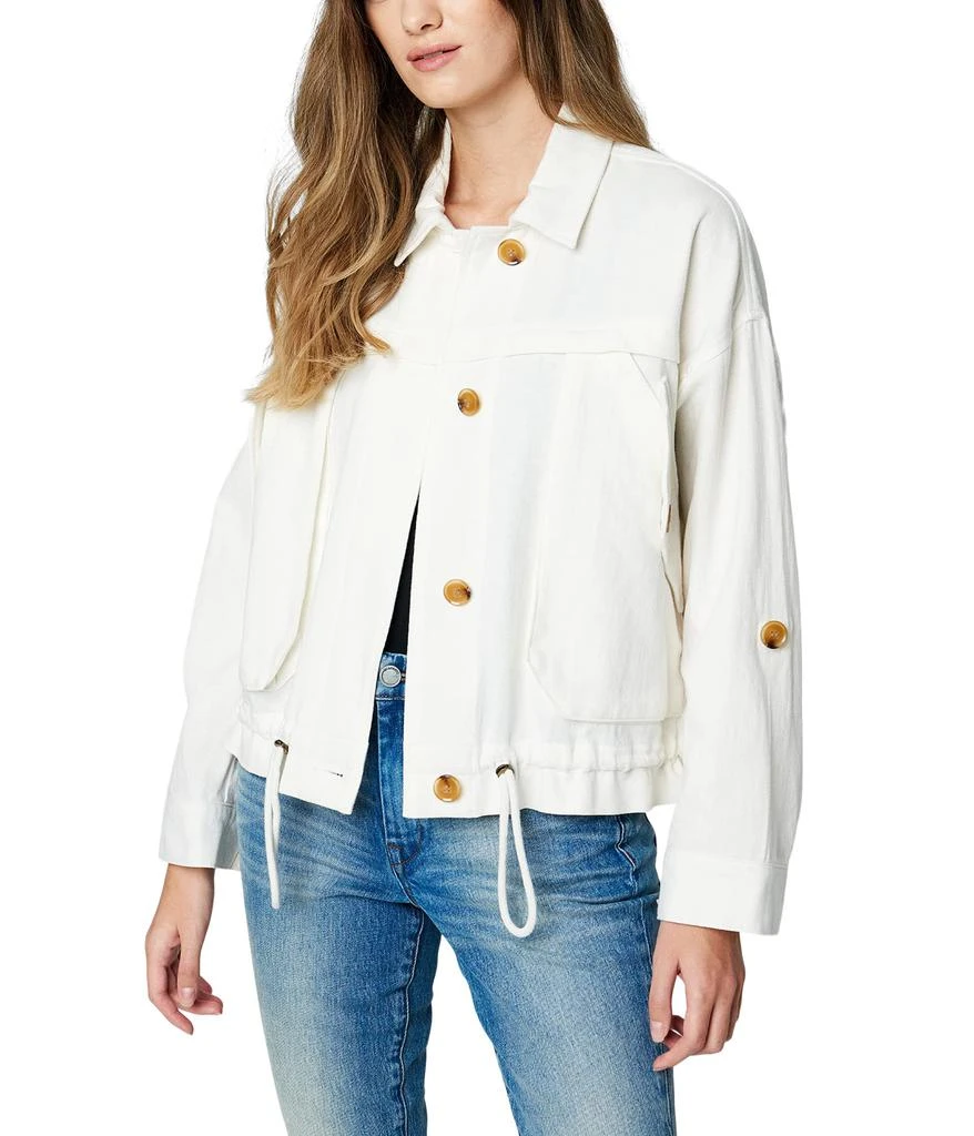 Blank NYC Linen Utility Jacket in Great Catch 2