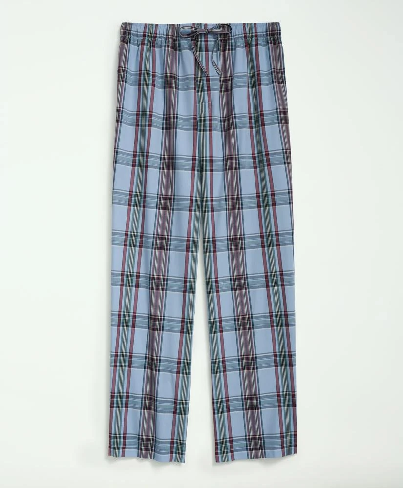 Brooks Brothers Cotton Madras Pattern Lounge Pants 1