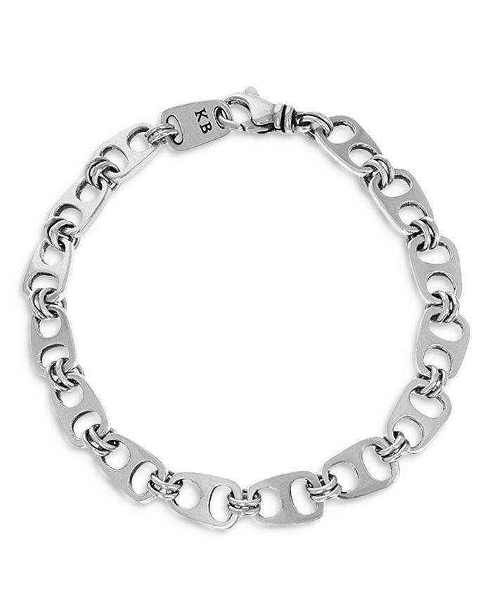 King Baby Sterling Silver Small Single Pop Top Bracelet