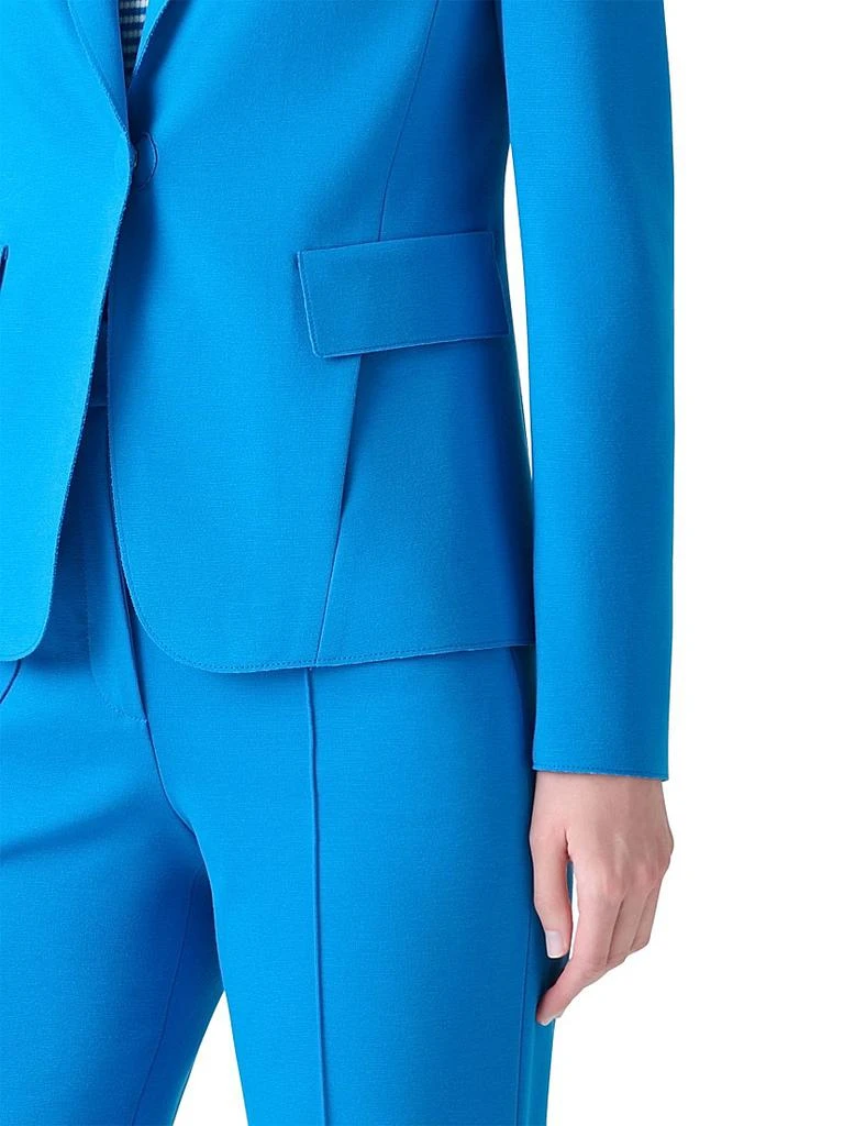 Akris Jersey One-Button Blazer 6