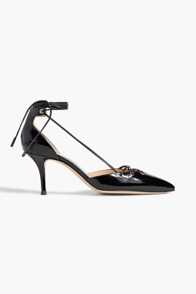 Gianvito Rossi Lace-up leather pumps