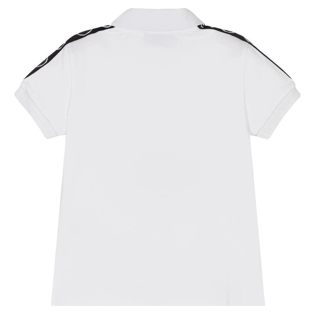 Moschino White Cotton Piqué Polo Shirt 2