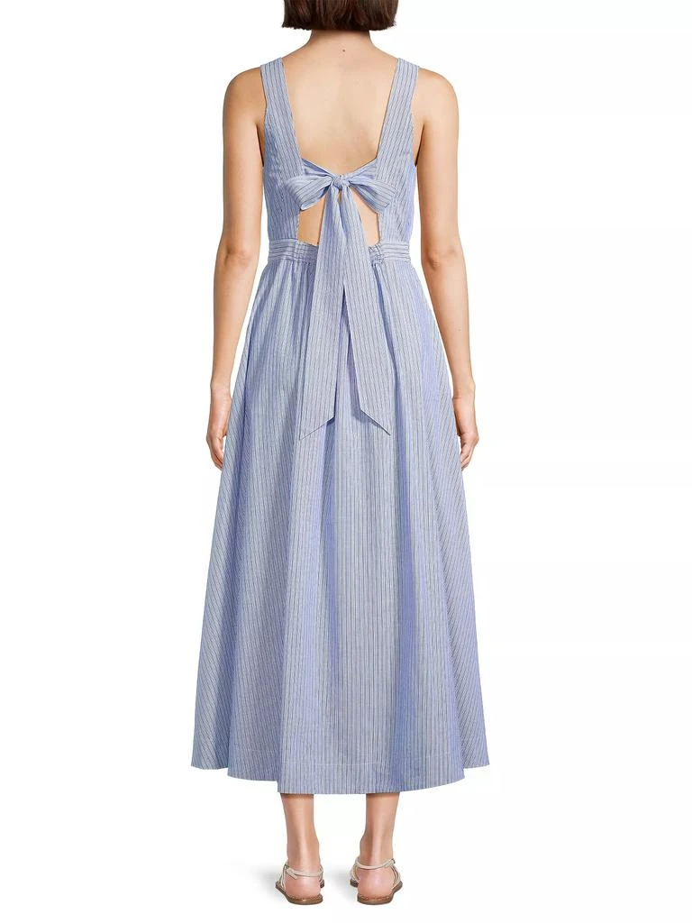 Ciao Lucia Freja Cotton Striped Maxi Dress 5