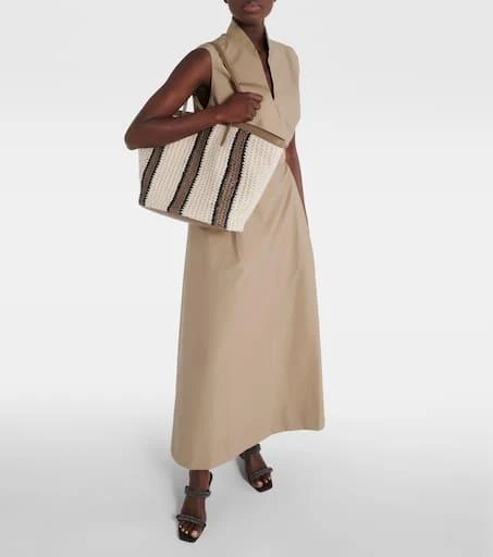 Brunello Cucinelli Medium crochet tote bag 5