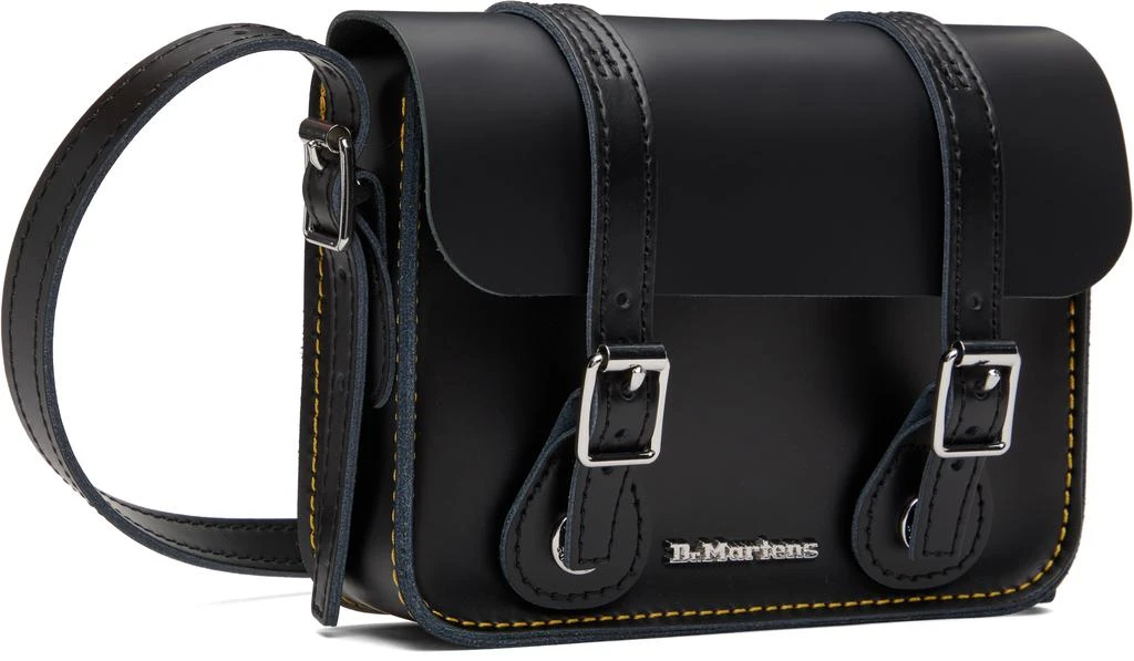 Dr. Martens Black 7 Inch Leather Crossbody Bag 2
