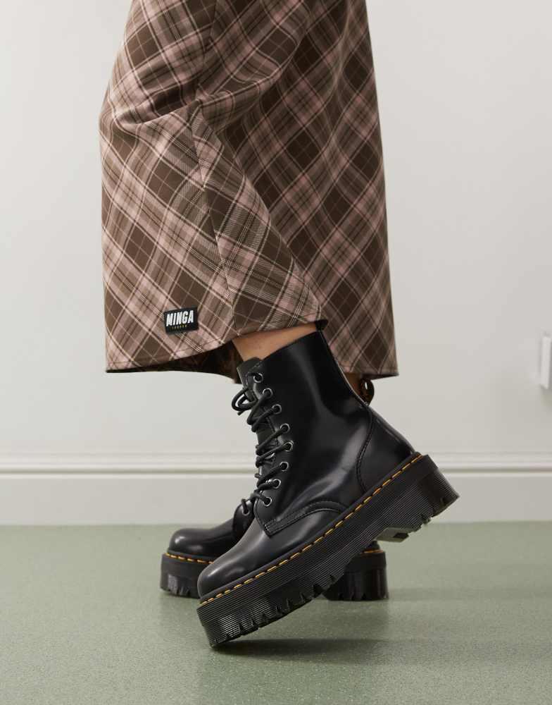 Dr. Martens Dr Martens unisex Jadon 8-Eye Smooth Leather Platform