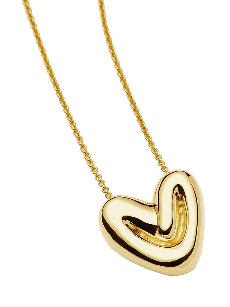 Missoma 18K-Gold-Plated Puffy Heart Pendant Necklace 5