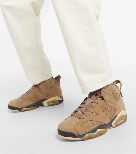 Nike Air Jordan 6 Retro suede sneakers 4