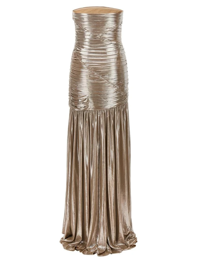 Retrofete Josie Metallic Gown - Champagne