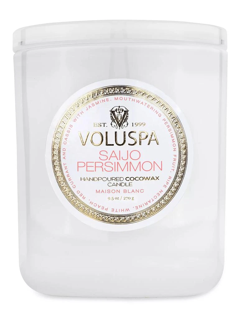 Voluspa Saijo Persimmon Boxed Classic Candle 1