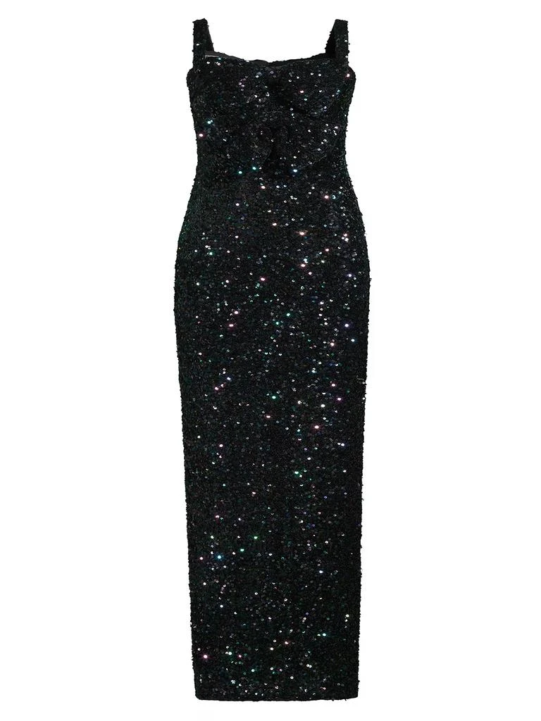 Black Halo Milayla Sequined Gown 1