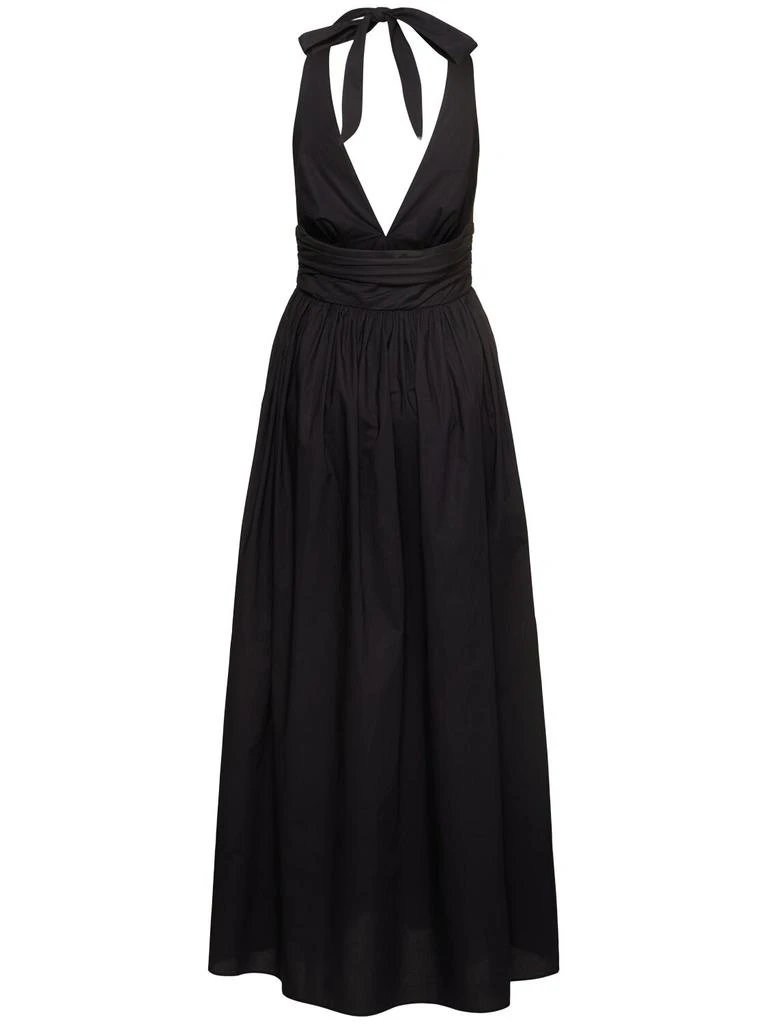 Matteau Plunge Halter Neck Long Dress 3