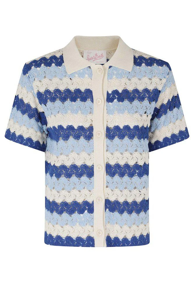 Mc2 Saint Barth Mc2 Saint Barth Monet Knitted Polo Top