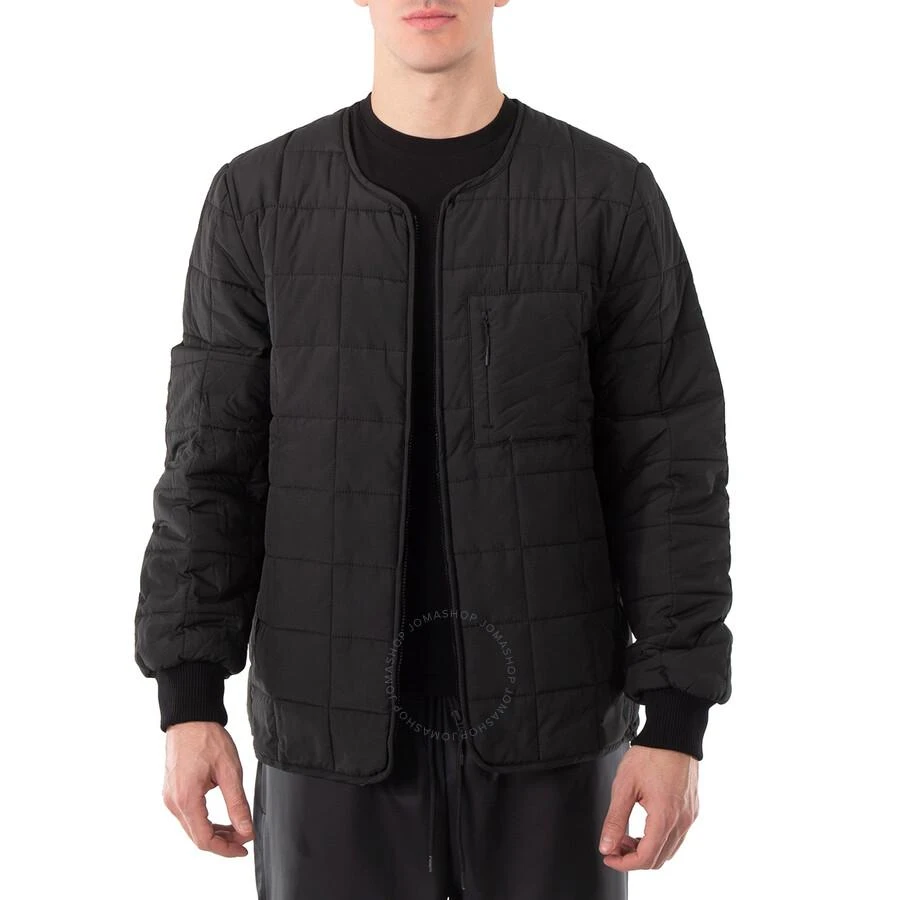 RAINS Black Water-Repellent Quilted Liner Jacket 2