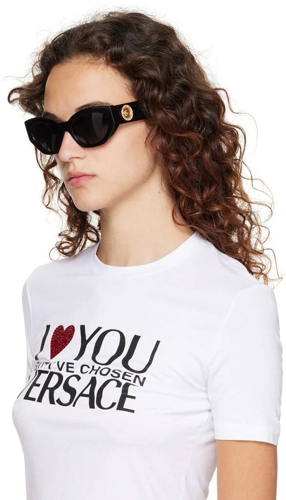 Versace Black Cat-Eye Sunglasses 4