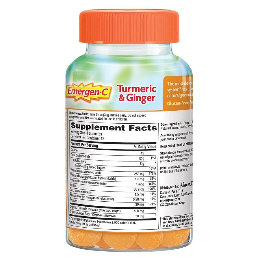 Emergen-C Turmeric & Ginger Gummies 2