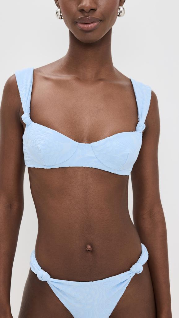SIR. Dawn Knot Balconette Bikini Top