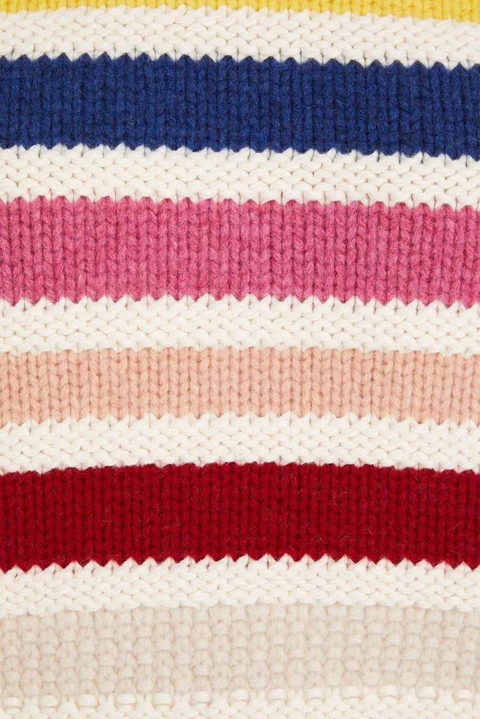 Zimmermann Striped intarsia merino wool and cotton-blend sweater 4